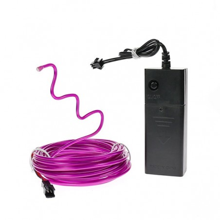 Néon loisir créatif flexiforme violet de 5m à piles