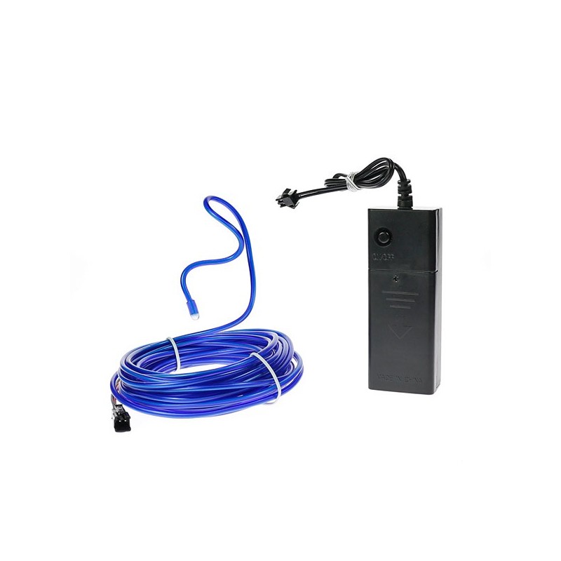 El wire 5m blue battery-powered flexiforme hobby toy