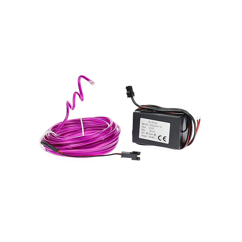 El wire motorcycle tuning flexi purple 12 volts 5m