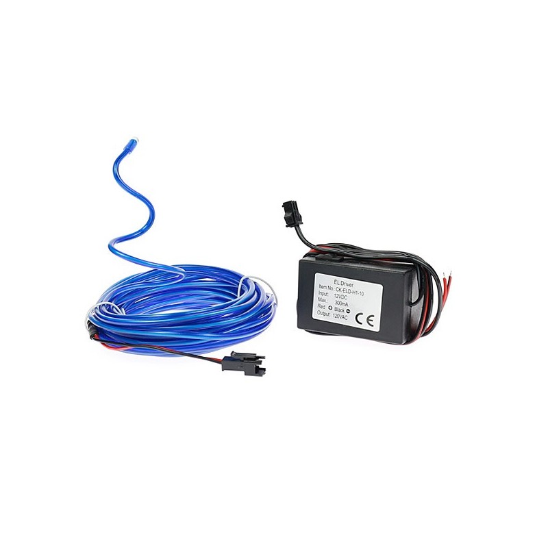 El wire tuning auto flex blue 12 volts 5m