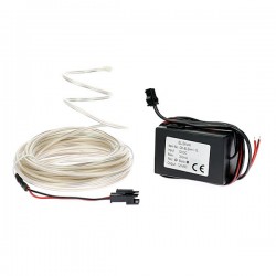 5m Auto-Tuning Neonröhre flexibel weiß 12 Volt