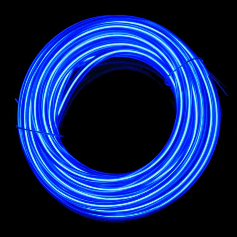 Neon flexibel blau