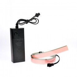 Weißes, batteriebetriebenes, flexibles Leuchtband