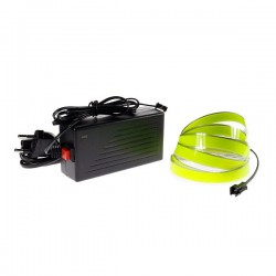 Cinta luminosa kit verde 2m 220V + luz intermitente