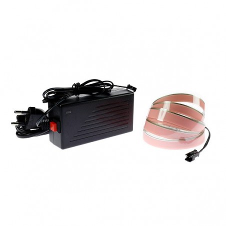 Cinta luminosa kit blanco 2m 220V + luz intermitente