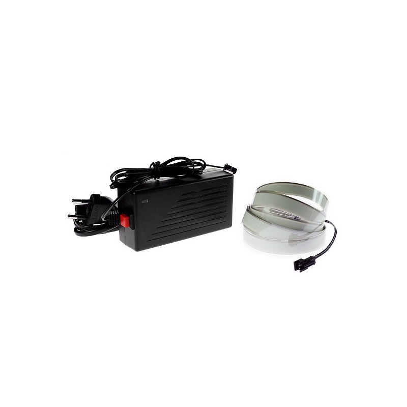 Cinta luminosa kit azul 2m 220V + luz intermitente