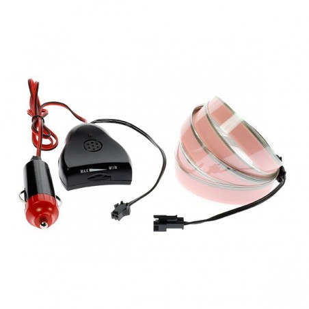 Weißes Lichtband Autotuning 12V von 2m Soundsensor