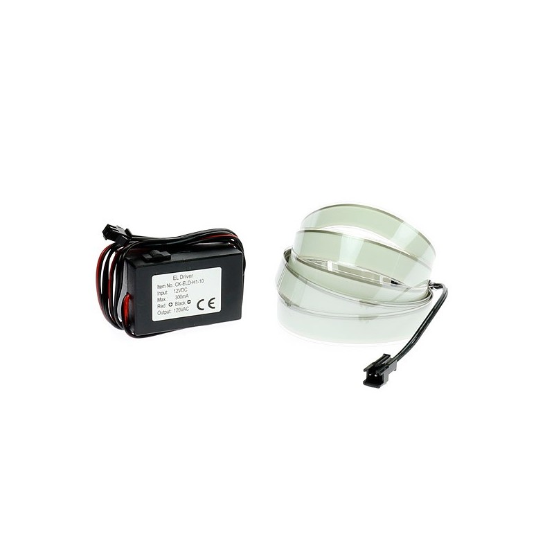 Cinta luminosa sintonizador azul PC 12V de 2m