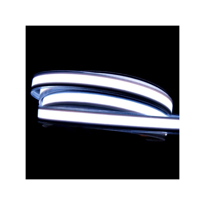 Bande souple lumineuse blanche déco fête 2m à piles
