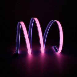 Cinta luminosa rosa 1m