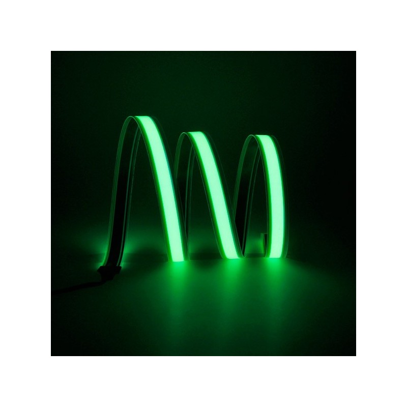 Bande souple lumineuse verte 1m