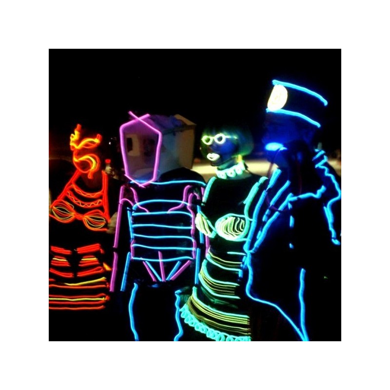 Kostüm mit weichem Neon