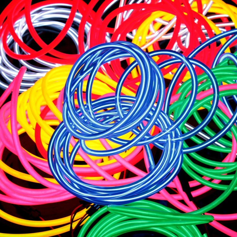 Farbige flexible Neonröhren