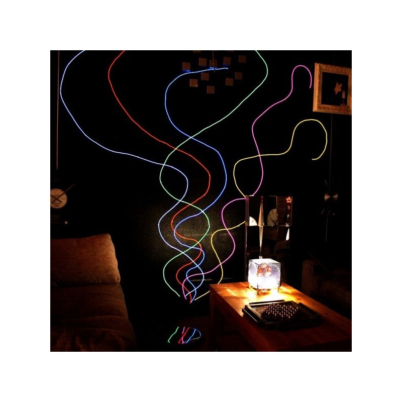 Neon Flexible Home Deco weiß - 10m + Blinklicht