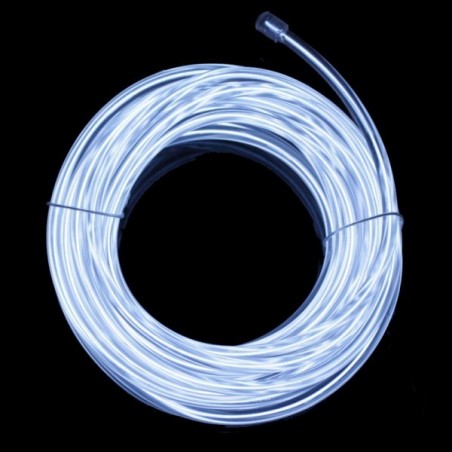 Cable luminoso blanco 10m
