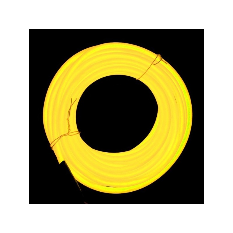Cable luminoso 10 m amarillo