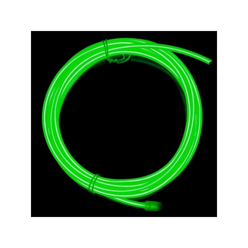 Cable luminoso verde 2m