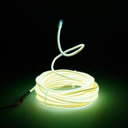Bendable el wire yellow 5m