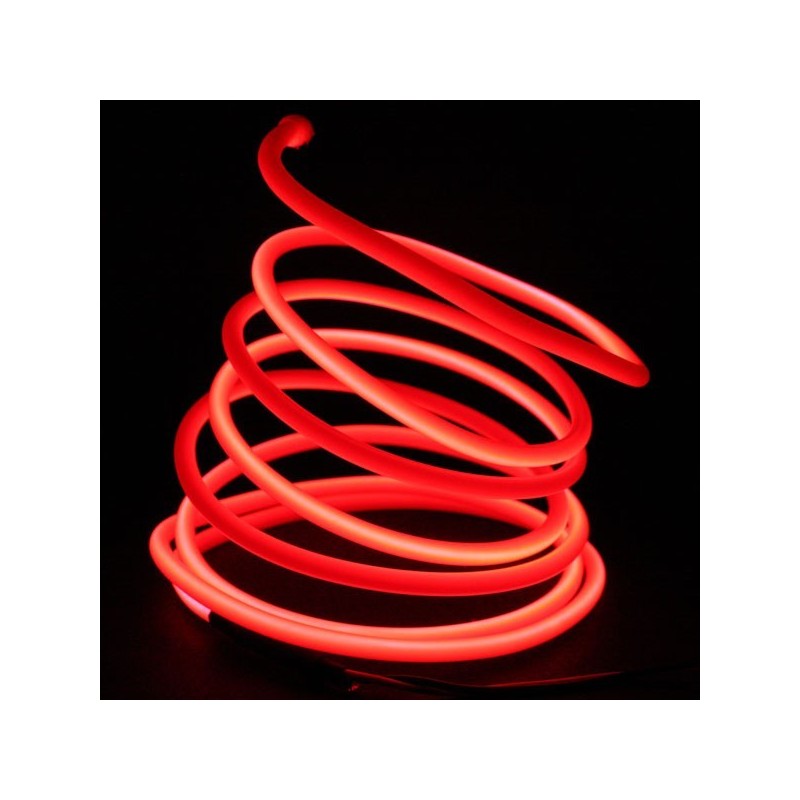 Néon flexiforme rouge tuning auto