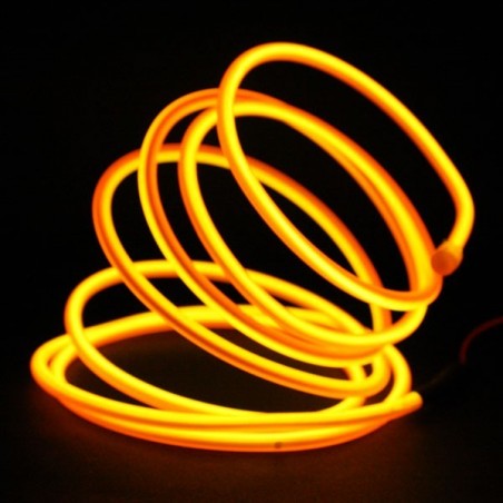 Bendable el wire orange tuning auto