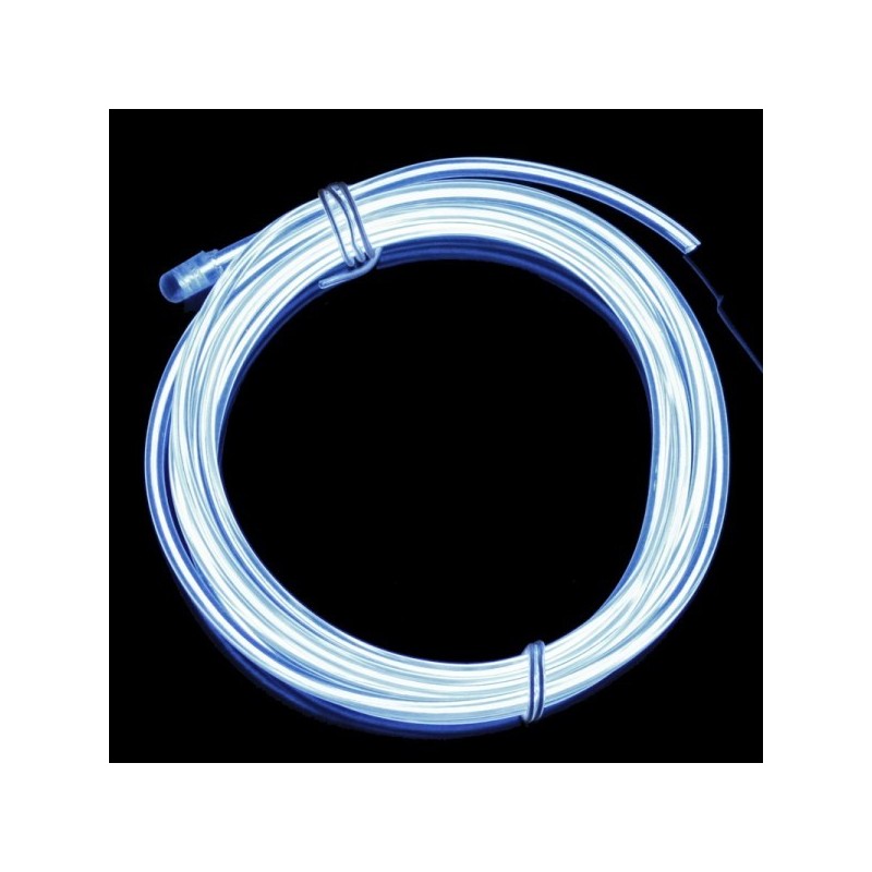 Neon flexible tuning auto blanc - transformateur 12V - 2m
