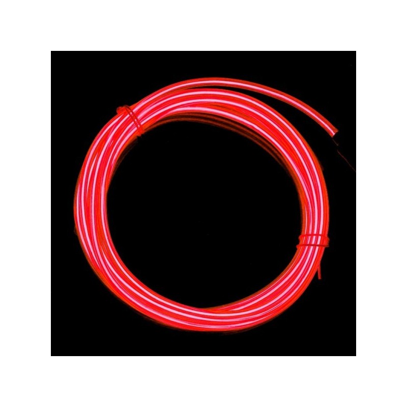 Neon flexible car tuning red - transformer 12V - 2m