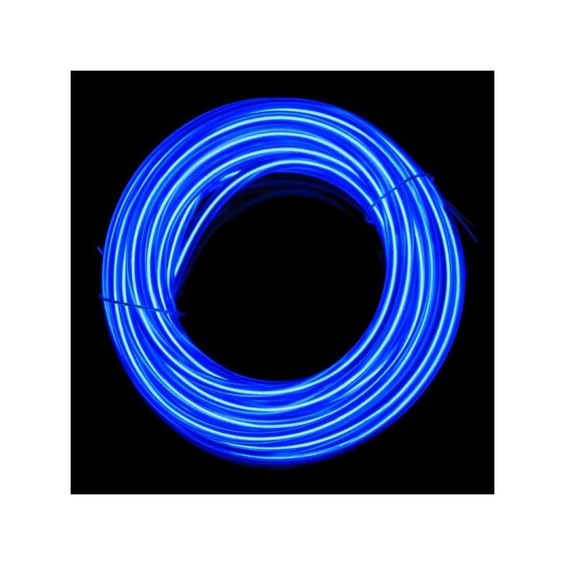 Neon flexible car tuning blue - 5m - diam. 3mm