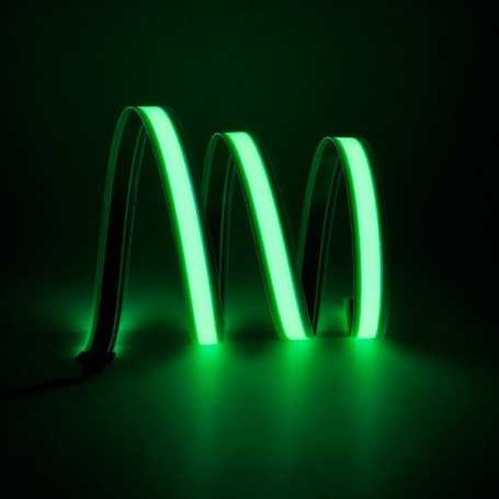 Kit tuning coche verde 2m Cinta luminosa 