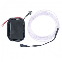 Neon-Schlauch Motorrad-Tuning weiß - 2m