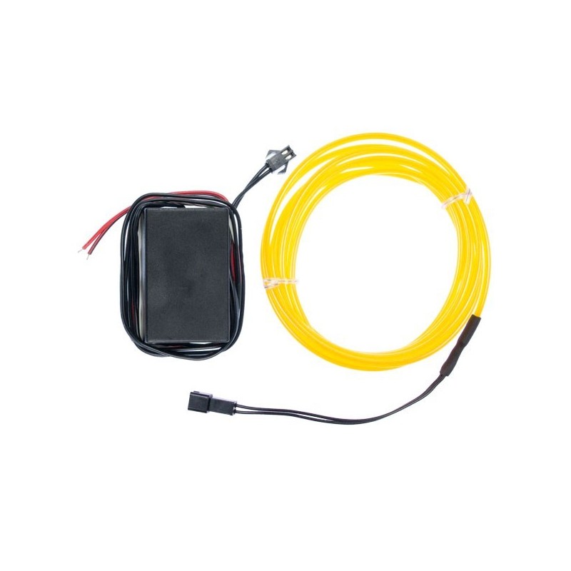 Neon flexible tuning moto jaune - 2m