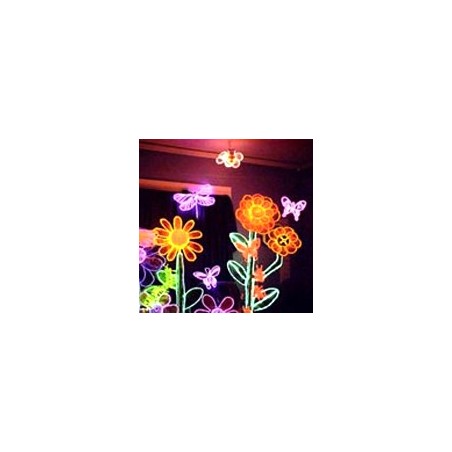 Neon flexible fleur
