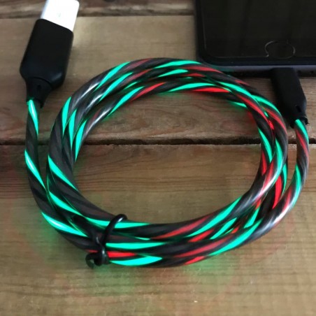 RGB luminous charger for Apple iPhone