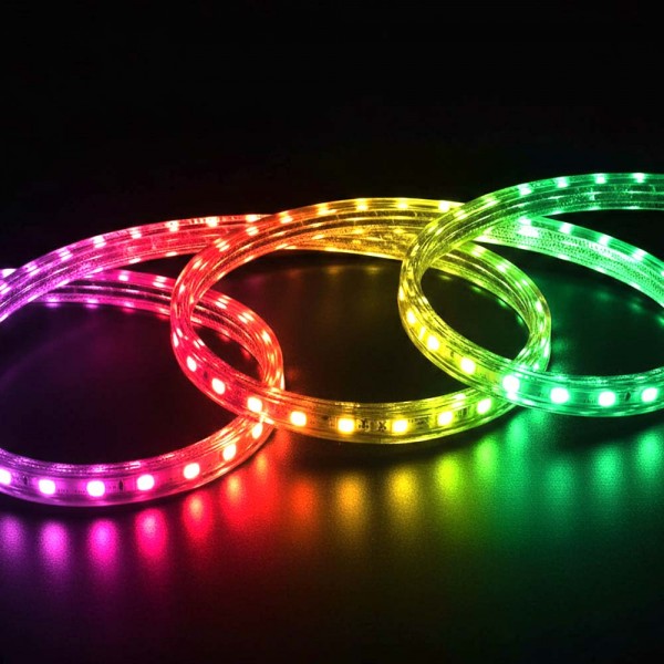Tira LED RGB 220V Impermeable Cambio de Color - Se vende por metros