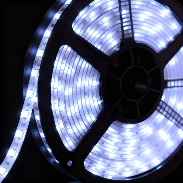Tira LED 12V 60LED/m Blanco Frío 6000K Decorativo - 2m50