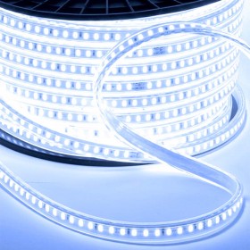 LED Strip 220V Sonntag Stark 2100lm/m Kaltweiß 6000K - Dimmbar - Verkauft pro 10cm