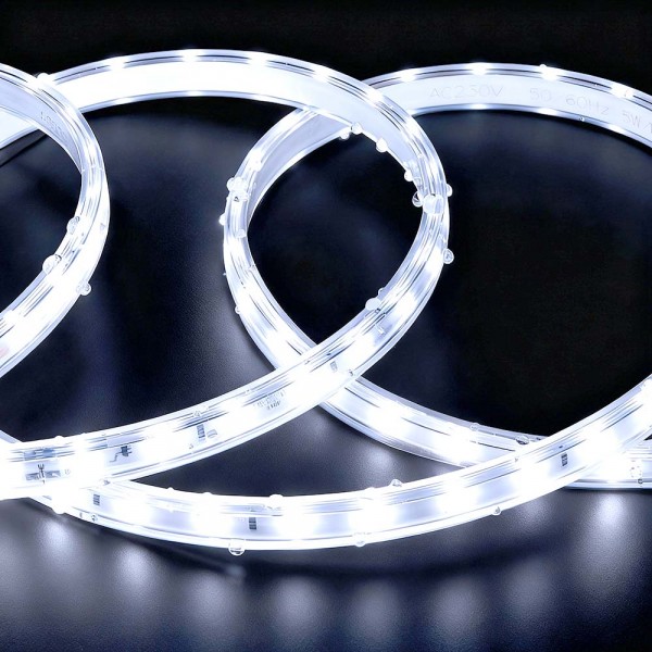 Ruban LED 220V Étanche Blanc Neutre 4000K Dimmable – 10m