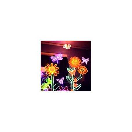 Neon flexible fleur