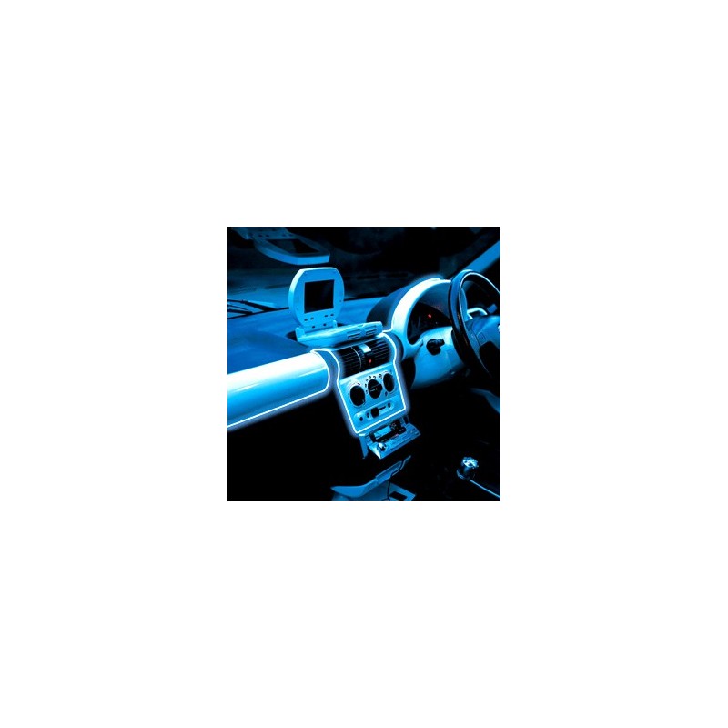 Neon flexible tuning auto bleu tableau de bord