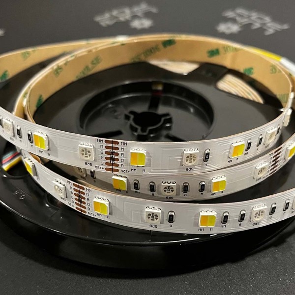 LED Strip RGBCCT 12V Mehrfarbig + Weiß Dimmbar - 60LED/m - 5m