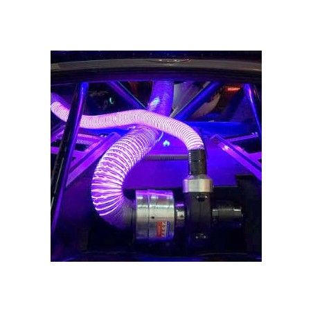 Neon flexible tuning coche motor azul