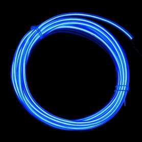 Neon flexible tuning auto bleu + capteur de son