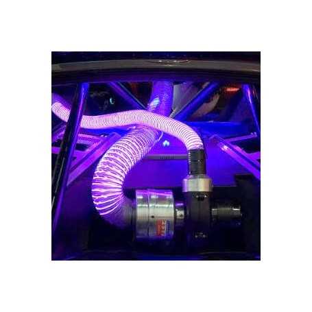 Neon flexible tuning auto bleu moteur