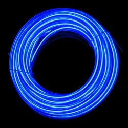 Neon flexible tuning auto bleu