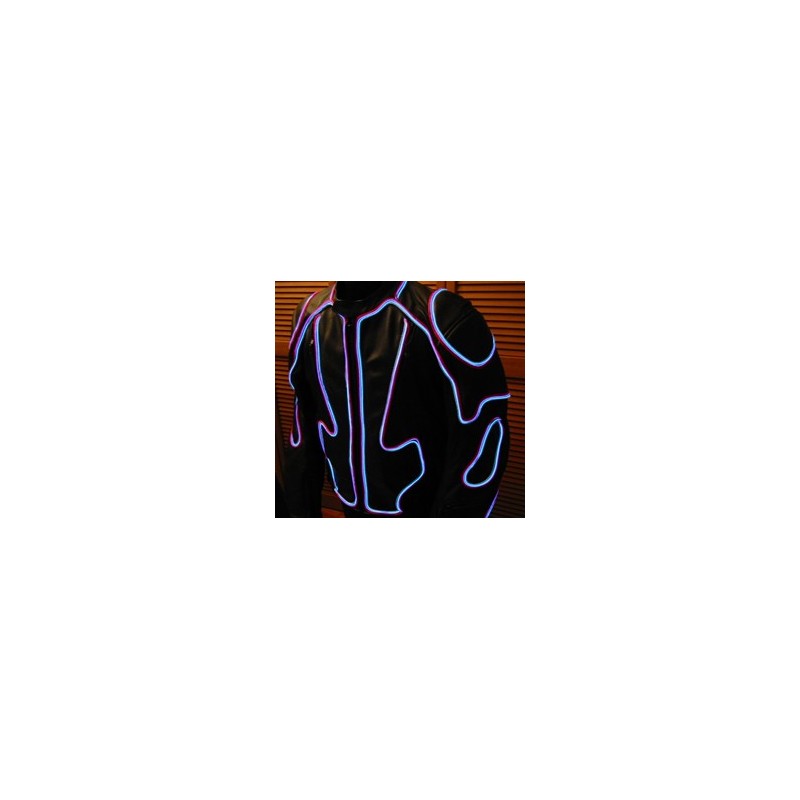 Neon flexible tuning moto blouson