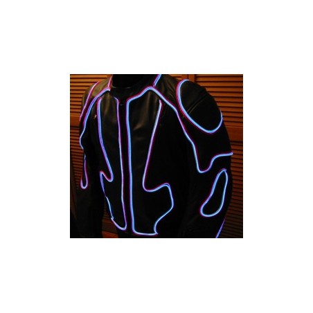 Neon flexible tuning moto blouson