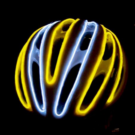 Neon flexible tuning moto casque