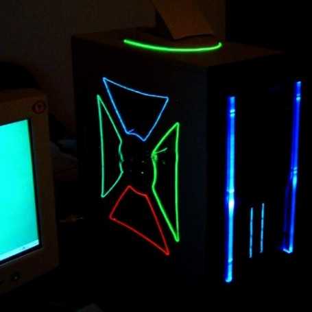 Sintonización flexible de neón PC colores