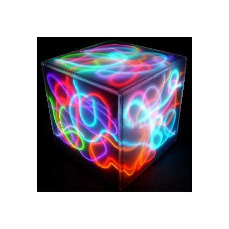 Neon flexible deco home cube