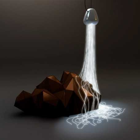 Medusa de neón flexible para decoración del hogar