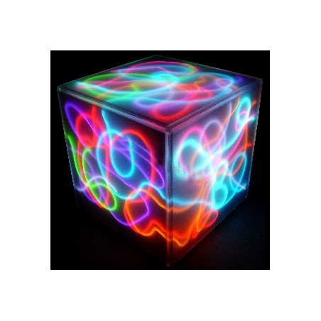 Cubo de neón flexible para decoración del hogar